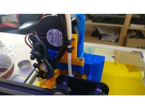 straight cable strain relief petsfang mod 3d printer accessories creality cr-10 cr-10s 3d print model - Mito3D