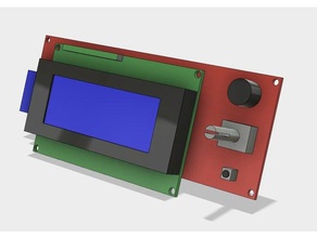 anycubic kossel lcd ekran 3d yazıcı parçaları 3d print model - Mito3D