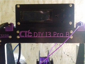 ctc fai da te i3 pro b targhetta di identificazione Stampante 3d accessori prusa etichetta 3d print model - Mito3D