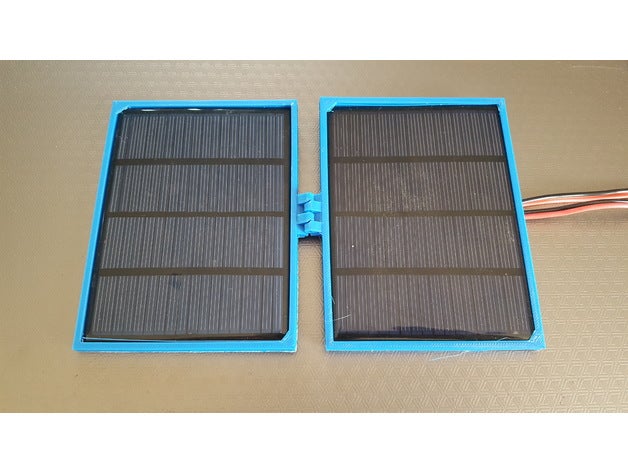 cover mini panel solar cargador pila peque 15 w 12 v parts 3D print model - Mito3D