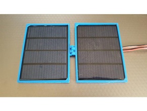 tampa mini painel solar cargador pila peque 1,5 w 12 v peças 3d print model - Mito3D
