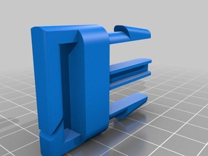 réparation-clip ortlieb office de sac bureau le remplacement pièce rechange 3d print model - Mito3D