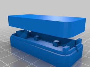 hormann hse2 868 garage door remote v2 replacement parts keyfob control 3d print model - Mito3D