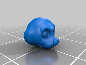 02 doggo hayvanlar dog head 3d print model - Mito3D