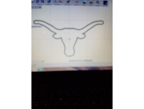 texas longhorn cookie cutter food & drink 3d print model - Mito3D