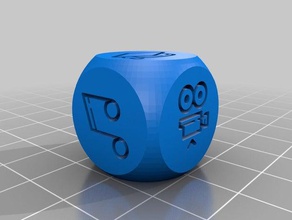 story Cubes Spielzeug & game Zubehör cube Geschichte Geschichtenerzähler Geschichtenerzählen 3d print model - Mito3D