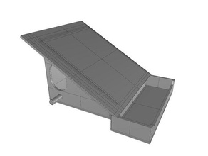 bird house coletor de água da chuva edifícios e estruturas colector 3d print model - Mito3D