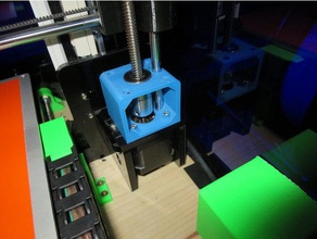 tronxy p802 z-fixing 3d printer accessories p802m p802e z-axis stabiliser z axis 3d print model - Mito3D
