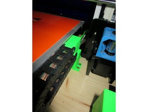 heatbed chain holder 3d printer accessories cable p802 p802m 3d print model - Mito3D