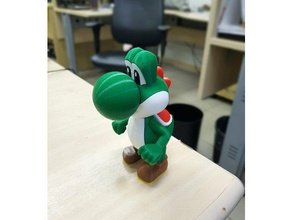 yoshi mario games - multi-color creatures action-figure character videogame 3d print model - Mito3D