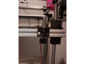 hypercube 75mm offset bedmounts 3d printer parts 2020 extrusion bed mount heated evolution 3d print model - Mito3D