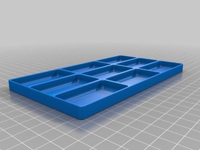 simple plateau de pièces rechange vis l'électronique 3d print model - Mito3D