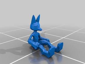 anthro character sculptures 3d print model - Mito3D