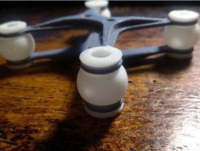 brushless gimbal rubber damper hobby 3d print model - Mito3D