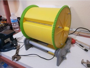 barril pulidor la salle de bains 3d print model - Mito3D