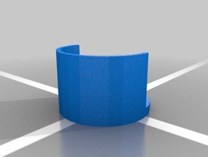 replacment closet pole bracket household 3d print model - Mito3D