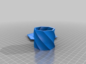 simple florero La impresión en 3d 3d print model - Mito3D
