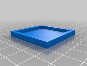 heroclix square object token base games 3d print model - Mito3D
