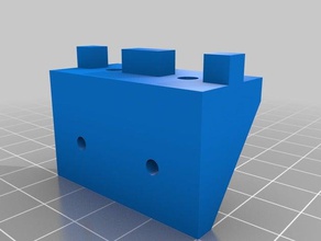 v-slot flat mounting bracket 3d printer parts tevo tarantula vslot 3d print model - Mito3D