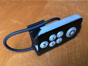 bluetooth remote control case mit fahrrad lenkerhalter sport & im freien Fahrrad Fahrrad-Halterung bike mount bluetooth-Fernbedienung Fernbedienung Halter 3d print model - Mito3D
