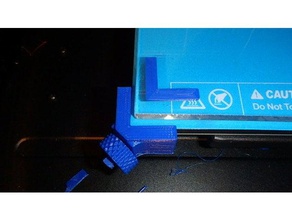 glass bed corner shim 3d printer accessories acessory flashforge creator pro tools 3d print model - Mito3D