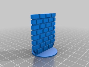 heroclix de la pared & humo terreno juegos 3d print model - Mito3D