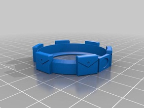 heroclix utility belt id base single double colossal figures games 3d print model - Mito3D