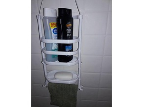big daddy shower caddy decor bathroom clean holder soap 3d print model - Mito3D