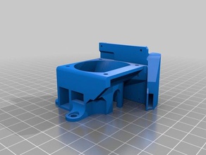 ventilador extrusor 3d yazıcı parçaları 3d print model - Mito3D