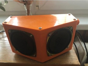 pibox ses boombox mp3 çalar müzik oyuncu raspberry pi sıfır hoparlör hoparlörler volumio 3d print model - Mito3D