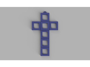 la croix sur le mur les signes et logos christianisme de 3d print model - Mito3D