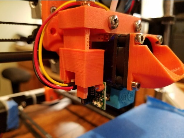 einstellbare ir-sensor mount e3d-v6 3d-Drucker Teile dc42 e3d e3dv6 e3d-hotend hictop 3dp-11 3dp-12 prusa i3 z-Achse mini-differential-ir mini-ir-sensor montieren die 3D print model - Mito3D