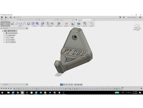 Flug-test-simple-cub-Wandhalterung 3d print model - Mito3D