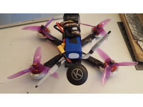 wizard x220 drone antenna mount diversity fs-i6b reciever 3d printing 3d print model - Mito3D