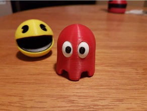 pac-man ghost eyes only games pacman 3d print model - Mito3D