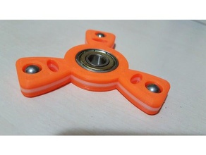spinner rodamiento de bolas juguetes mecánicos 608 la bola cojinete fidget 3d print model - Mito3D