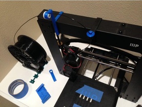 filament guides 3d printer accessories maker select v2 monoprice 3d print model - Mito3D