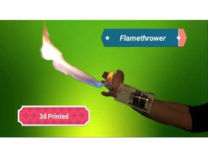 poignet monté lance-flammes le bricolage awsome cool choses à faire 3d print model - Mito3D