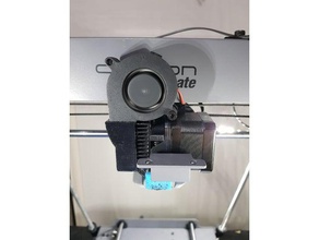 wanhao i3 extruder blower shroud y axis 3d printer parts cocoon create duplicator 3d print model - Mito3D
