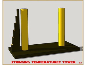 retraction temps tower calibration 3d printing tests calibrate test cr-10 cr10 creality ooze stringing temp temperature 3d print model - Mito3D