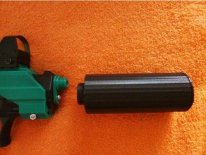 simple silencer umarex cps sport & outdoors airgun supressor 3d print model - Mito3D