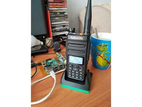 radioddity gd-77 stand gadgets ham radio 3d print model - Mito3D