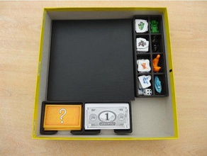 monopoly junior games game gamer holder 3d print model - Mito3D