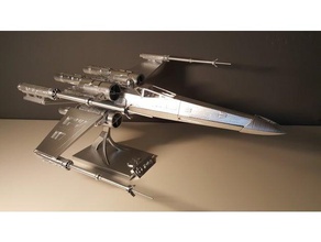 x-wing gambody labelled base vehicles science fiction star-wars xwing 3d print model - Mito3D