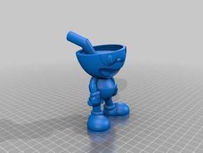cuphead v3 A impressão 3d 3d print model - Mito3D