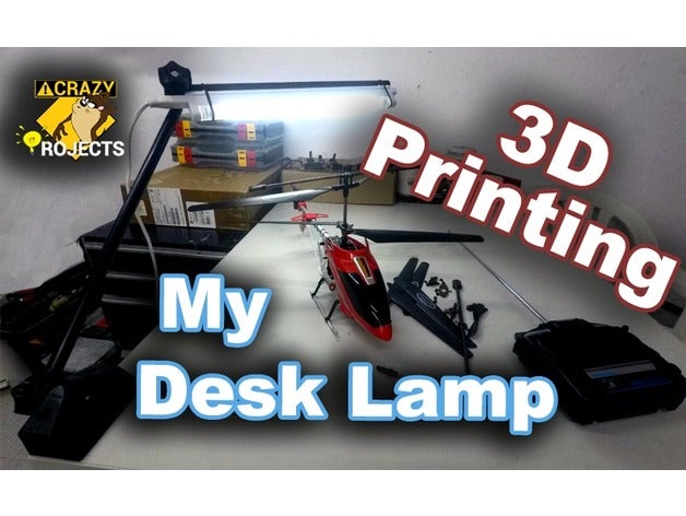 masa lambamı diy 3d baskı modelleri yazıcı sistemleri autodesk 360 fusion çılgın taz projetcs lambası füzyon lamba tasarımı led aydınlatma çözümü migbot prusa i3 hızlı prototipleme okuma reprap simplify3d duran 3D print model - Mito3D