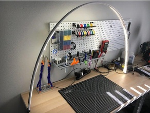 led arch tool holders & boxes lamp strip lighting 3d print model - Mito3D