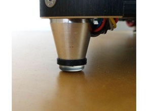 lastik robotdigg 'yüksek topuklar' ayaklar 3d yazıcı aksesuarları 2020 ekstruzyon ayak kossel mıknatıs kauçuk 3d print model - Mito3D