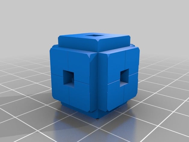 cube torture test 3d printing tests 3D print model - Mito3D