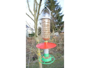 crochet mix match birdfeeder extérieur et jardin mangeoire à oiseaux 3d print model - Mito3D